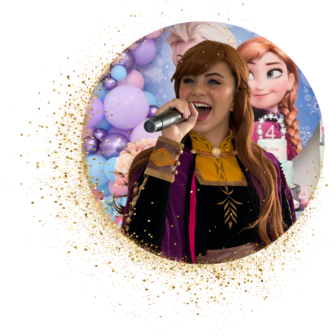 Anna Frozen Ação princesa aniversário Glift